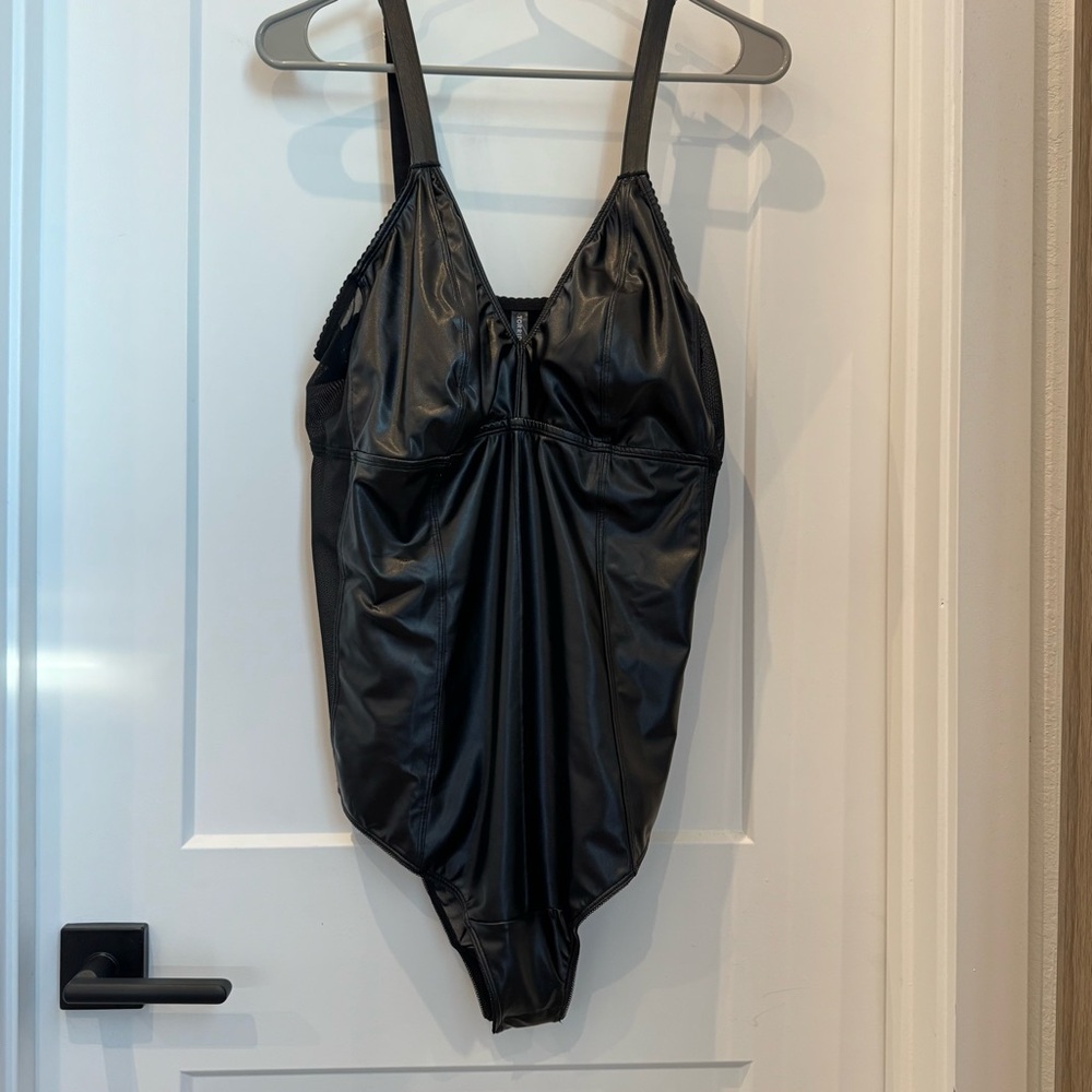 Torrid Black Bodysuit with Plunging Neckline
